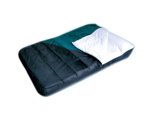 Colchon Inflable con bolsa de dormir incorporada de 2 plazas